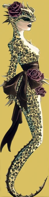 Free dragon bookmark featuring a dragon in a realistic costume